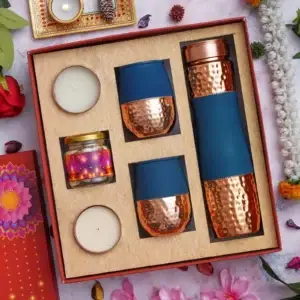 Elegant Copper Bottle Gift Hamper – Celebrate Tradition with Style